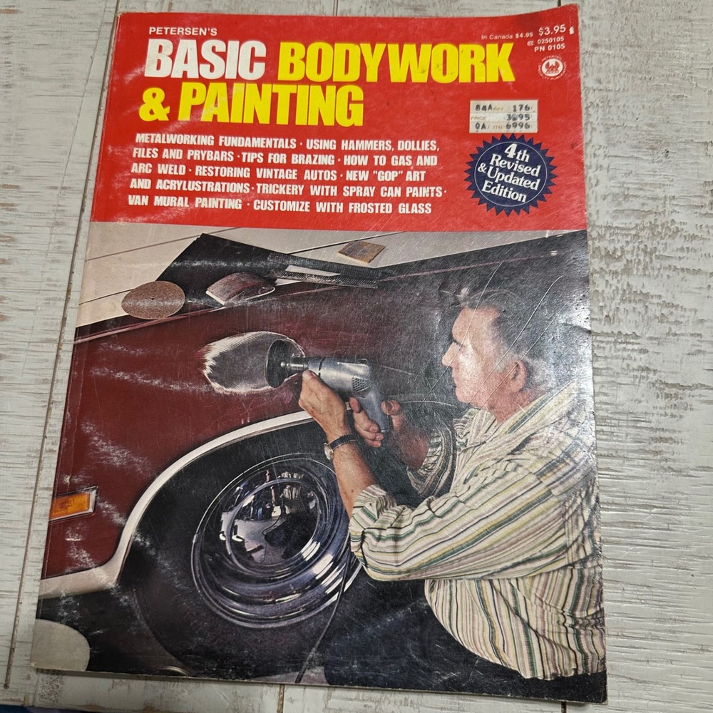 Petersen's Basic Bodywork & Painting 4th Revised Edition Vintage Auto Manual